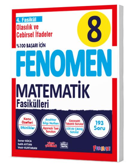 FENOMEN 8.SINIF MATEMATİK 4. FASİKÜL