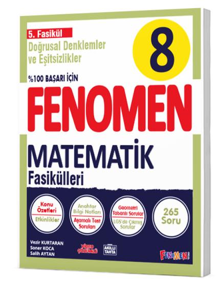 FENOMEN 8.SINIF MATEMATİK 5. FASİKÜL