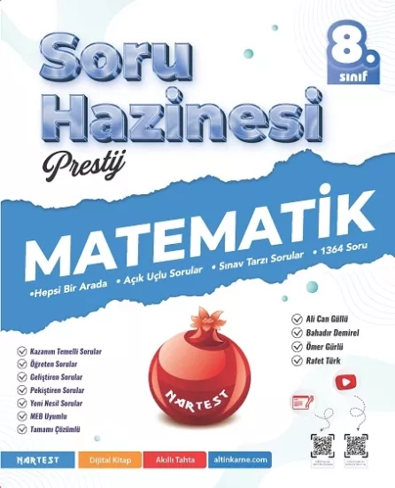 NARTEST 8.SINIF PRESTİJ MATEMATİK SORU HAZİNESİ