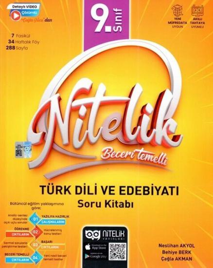 NİTELİK 9.SINIF TÜRK DİLİ VE EDEBİYATI BECERİ TEMELLİ SORU BANKASI