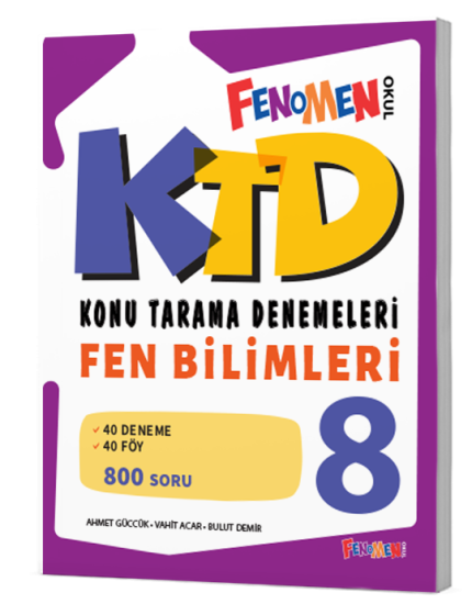 FENOMEN 8.SINIF FEN BİLİMLERİ KONU TARAMA DENEMELERİ