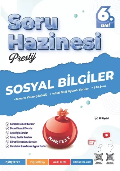 NARTEST 6.SINIF PRESTİJ SOSYAL BİLGİLER SORU HAZİNESİ