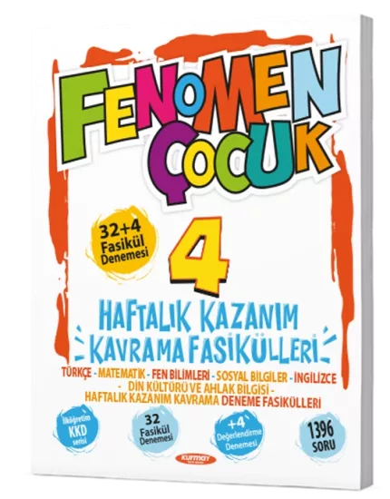 FENOMEN ÇOCUK 4.SINIF HAFTALIK KAZANIM KAVRAMA FASİKÜLLERİ (32+4 DENEME)