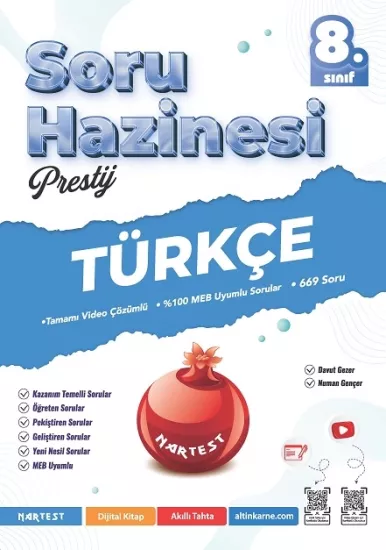 NARTEST 8.SINIF PRESTİJ TÜRKÇE SORU HAZİNESİ