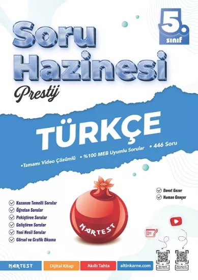 NARTEST 5.SINIF PRESTİJ TÜRKÇE SORU HAZİNESİ