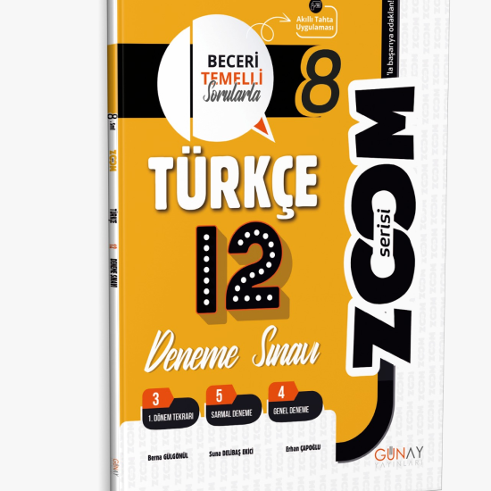 GÜNAY 8.SINIF TÜRKÇE DENEME 12Lİ