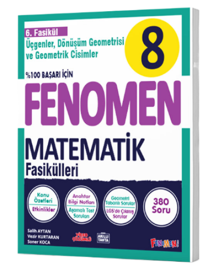 FENOMEN 8.SINIF MATEMATİK 6. FASİKÜL