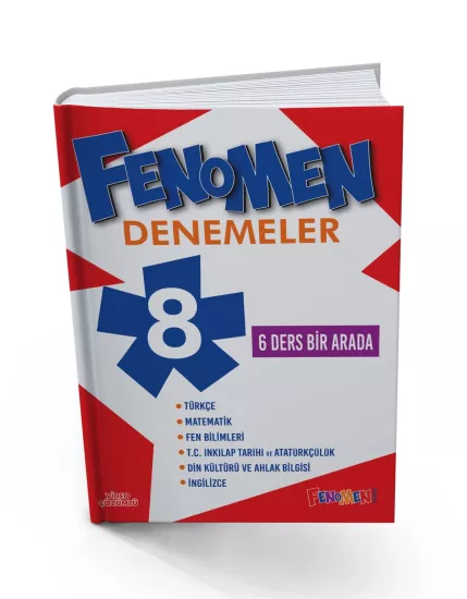 FENOMEN 8.SINIF TÜM DERSLER BRANŞ DENEME SETİ (6 KİTAP)