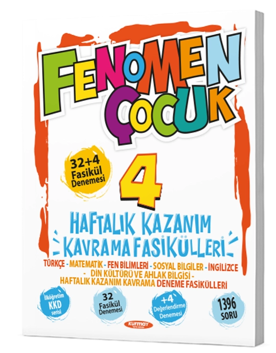 FENOMEN ÇOCUK 4.SINIF HAFTALIK KAZANIM KAVRAMA FASİKÜLLERİ (32+4 DENEME)