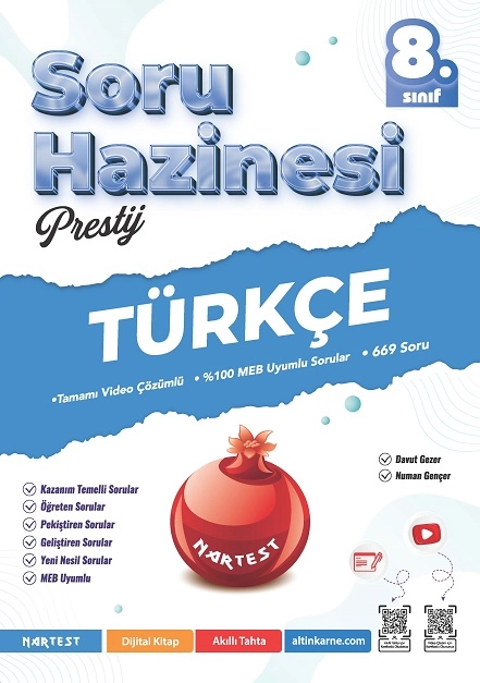 NARTEST 8.SINIF PRESTİJ TÜRKÇE SORU HAZİNESİ