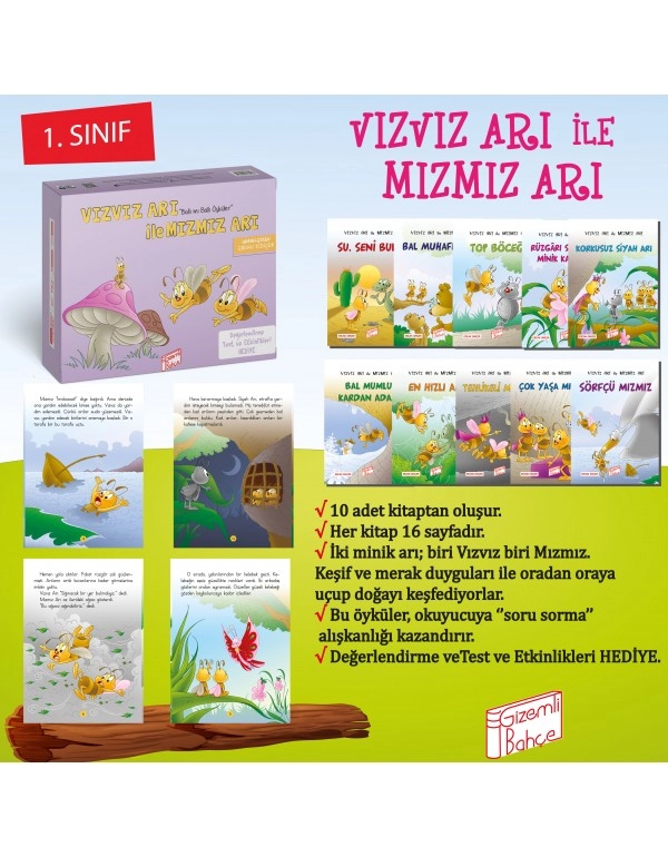 VIZVIZ ARI İLE MIZMIZ ARI OKUMA SETİ